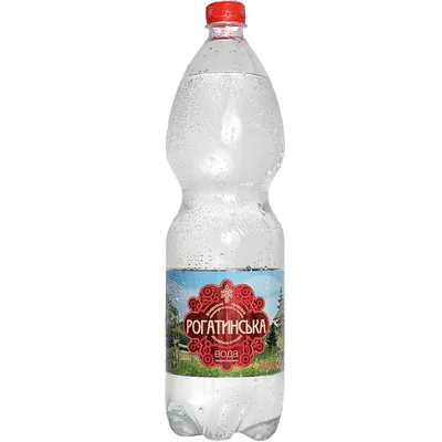 Вода мінеральна Рогатинська сильногазована, 1,5 л