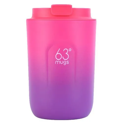 Термочашка для кави 63mugs малиново-ожинова, 380 мл