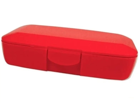 Органайзер пластиковий Buchsteiner Pillmaster Klikbox, червоний