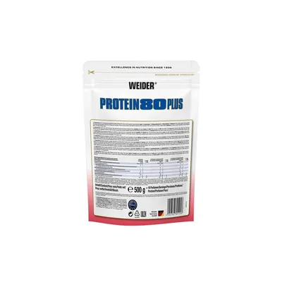 Протеїн комплексний Weider Protein 80 Plus, полуниця, 500 г