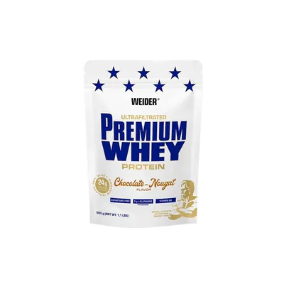 Протеїн сироватковий змішаний Weider Premium Whey Protein, шоколад-нуга, 500 г