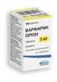 Варфарин Орион таблетки по 3 мг №100 во флак.