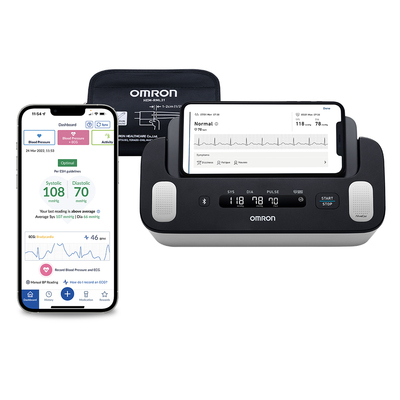 Тонометр автоматический на плече + ЭКГ Omron Complete HEM-7530T-E3