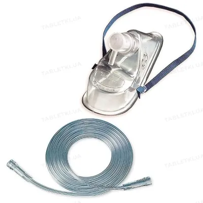 Маска киснева для дітей Flexicare Medical з кисневою трубкою 2.1 м