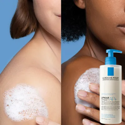 Крем-гель для обличчя і тіла La Roche-Posay Lipikar Syndet AP+ очищующий, для дуже сухої шкіри, 400 мл