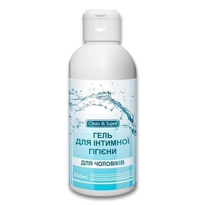 Гель для інтимної гігієни Clean&Sujee для чоловіків, 250 мл