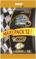 Набор бритв без сменных картриджей Bic Action 3, 12 шт