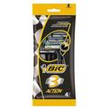 Набор бритв без сменных картриджей Bic Action 3, 4 шт