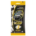 Набір бритв без змінних картриджів Bic Action 3, 4 шт