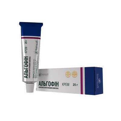 Альгофин крем Naftalan Pharm Group по 25 г у тубах