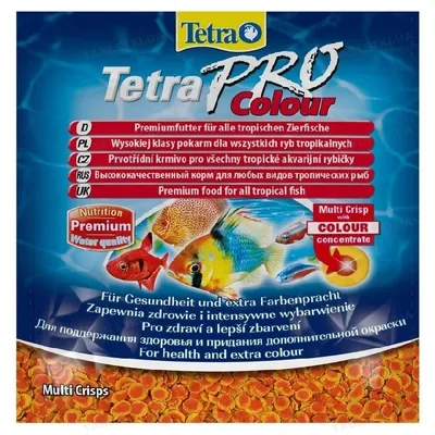 Корм для акваріумних риб Tetra TetraPRO Colour чіпси, 12 г