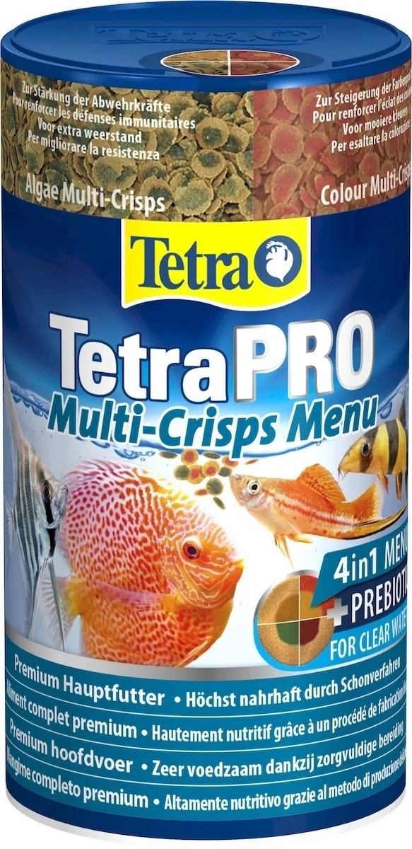 Корм для аквариумных рыб Tetra TetraPRO Multi-Crisps Menu в чипсах, 250 мл