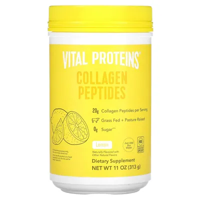 Колагенові пептиди Vital Proteins Collagen Peptides порошок зі смаком лимону, 313 г