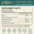 Нікотинамідаденіндінуклеотид GENOBBELY NAD+ 800 мг, 60 гелевих капсул