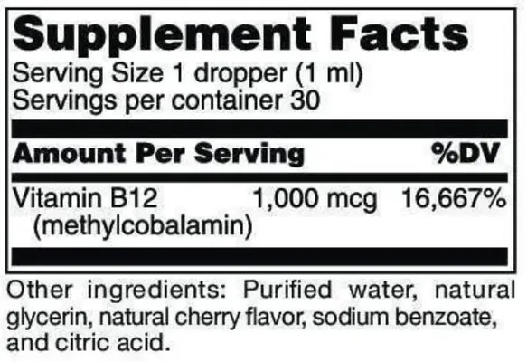 Вітамін В12 Douglas Laboratories Vitamin B12 рідкий, 30 мл