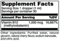 Вітамін В12 Douglas Laboratories Vitamin B12 рідкий, 30 мл