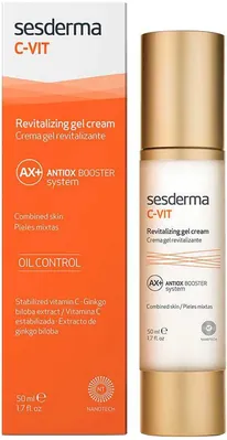 Крем-гель для обличчя Sesderma C-VIT зволожуючий з вітаміном С, 50 мл