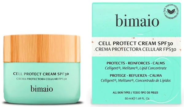 Крем для обличчя Bimaio Cell Protect SPF30 денний регенеруючий, 50 мл