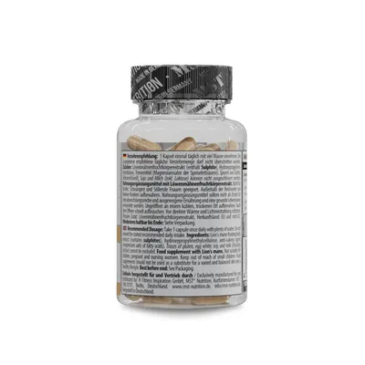 Їжовик гребінчастий MST Nutrition Lion's Mane Mushroom 500 мг, 60 капсул