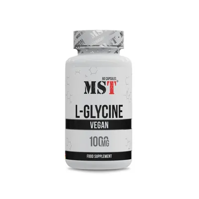 L-гліцин MST Nutrition L-Glycine 1000 мг, 60 капсул