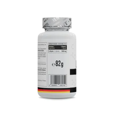 L-гліцин MST Nutrition L-Glycine 1000 мг, 60 капсул