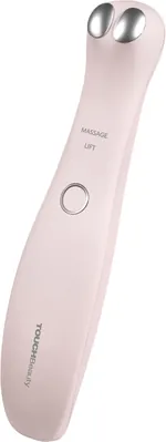 Масажер TOUCHBeauty TB-1883 для шкіри навколо очей з підігрівом та вібрацією, рожевий