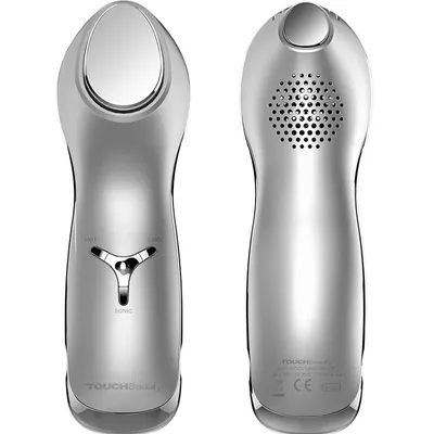 Масажер TOUCHBeauty TB-1589 для обличчя та шкіри навколо очей із зігріваючим та охолоджуючим ефектом 2 в 1