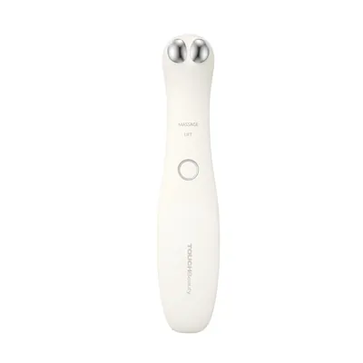 Масажер TOUCHBeauty TB-1883 для шкіри навколо очей з підігрівом та вібрацією, білий