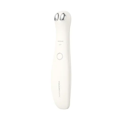 Масажер TOUCHBeauty TB-1883 для шкіри навколо очей з підігрівом та вібрацією, білий