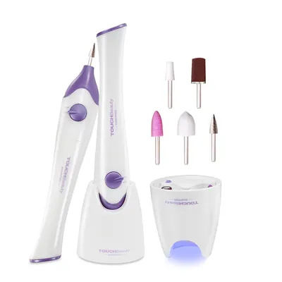 Набір TOUCHBeauty TB-1335 для манікюру та педикюру з UF-лампою та 5 фрезами