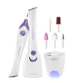 Набір TOUCHBeauty TB-1335 для манікюру та педикюру з UF-лампою та 5 фрезами
