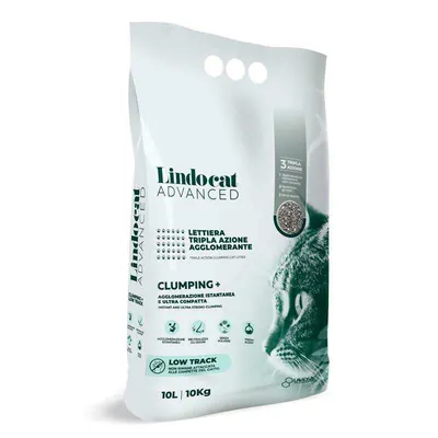 Наповнювач для котячого туалету Lindocat Advanced Clumping+ бентонітовий з великими гранулами, 10 л