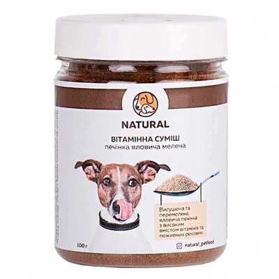 Витаминная смесь Natural Аппетайзер из печени для собак, 100 г
