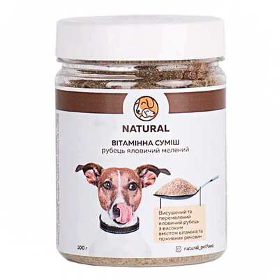 Витаминная смесь Natural Аппетайзер из рубца для собак, 100 г
