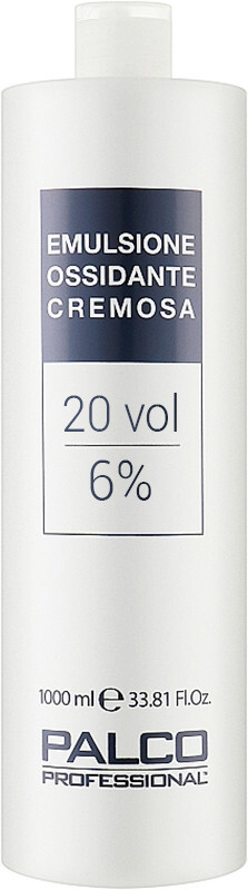 Окислительная эмульсия кремовая Palco Professional Only Color 20 vol 6%, 1000 мл