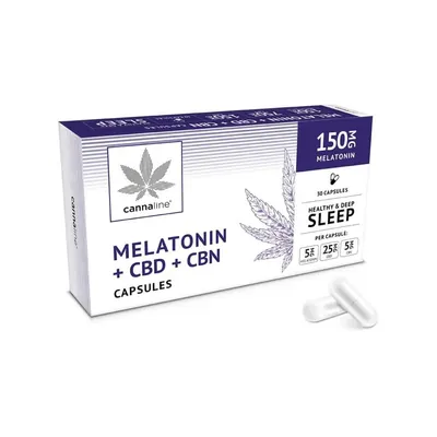 Мелатонін + CBD + CBN Cannaline капсул №30