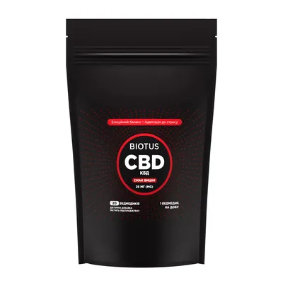 Канабідіол Biotus CBD Gummies 25 мг, 20 желейних ведмедиків