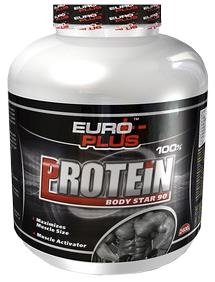 Протеин Euro Plus Body Star 90 для спортсменов, 800 г, банка