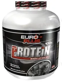 Протеїн соєвий ізолят Euro Plus Protein Body Star 90 для спортсменів, 800 г, банку