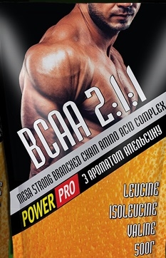 Смесь аминокислотная Power Pro ВСАА 2:1:1, апельсин, 500 г
