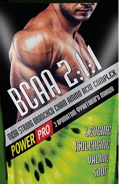 Смесь аминокислотная Power Pro ВСАА 2:1:1 с ароматом фруктового пунша, 500 г