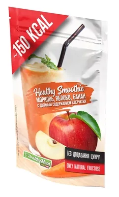 Суміш Power Pro Healthy Meal Healthy Smoothie для приготування коктейлю морква-яблуко-банан, 40 г