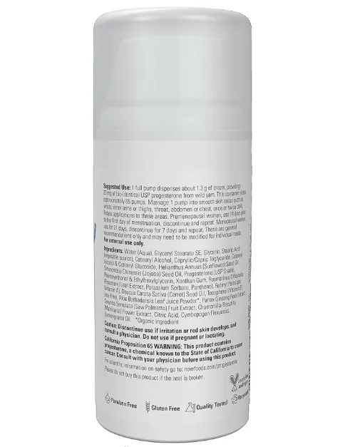 Крем з прогестероном NOW Solutions Progesterone from Wild Yam, 85 г