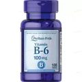 Вітамін В6 Puritan's Pride Vitamin B-6 100 мг, 100 таблеток