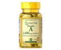Витамин А Puritan's Pride Vitamin A 8,000 IU (2,400 мкг), 100 гелевых капсул