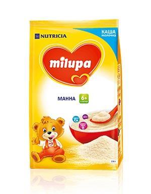 Каша молочная Milupa манная для детей с 6 месяцев, 210 г