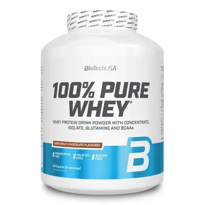 Протеїн сироватковий змішаний Biotech 100% Pure Whey кокос шоколад, 2,27 кг