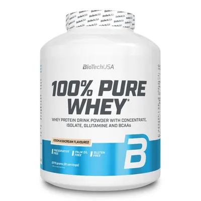 Протеїн сироватковий змішаний Biotech 100% Pure Whey печиво та крем, 2,27 кг