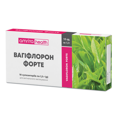 Фитосвечи Вагифлорон Форте Amrita для женщин суппозитории №10