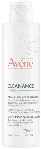 Крем для вмивання Avene Cleanance Hydra очищаючий заспокійливий для проблемної шкіри, 200 мл